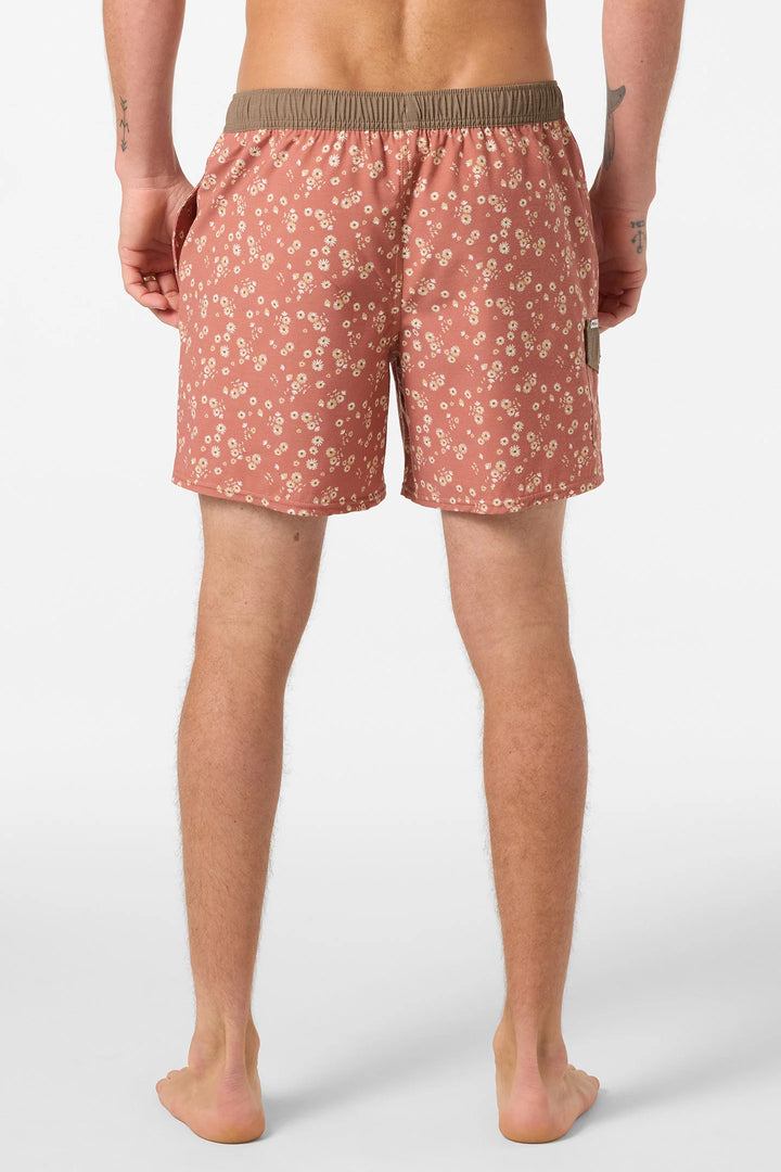 O`Neill Hermosa Retro 17" Elastic Waist Swim Trunks - Chutney - Sun Diego Boardshop