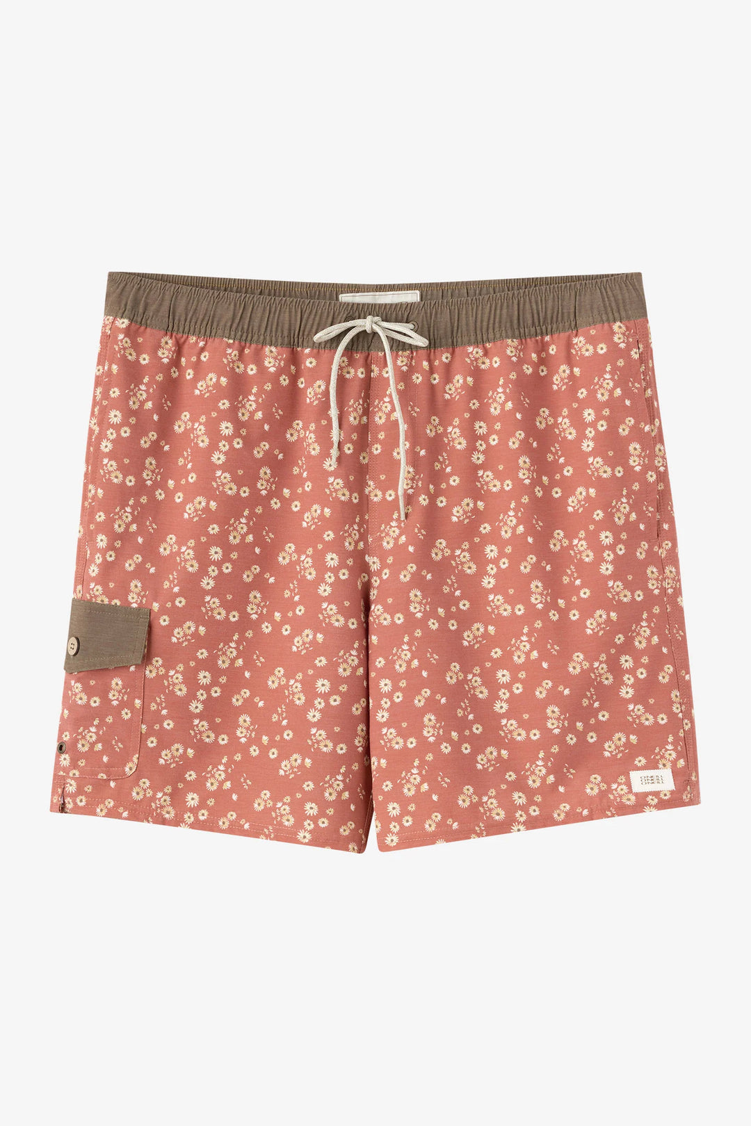 O`Neill Hermosa Retro 17" Elastic Waist Swim Trunks - Chutney - Sun Diego Boardshop