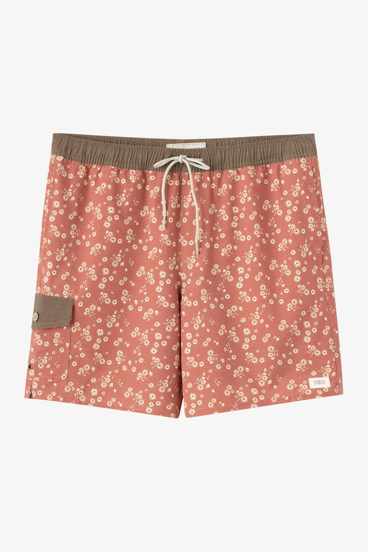 O`Neill Hermosa Retro 17" Elastic Waist Swim Trunks - Chutney - Sun Diego Boardshop