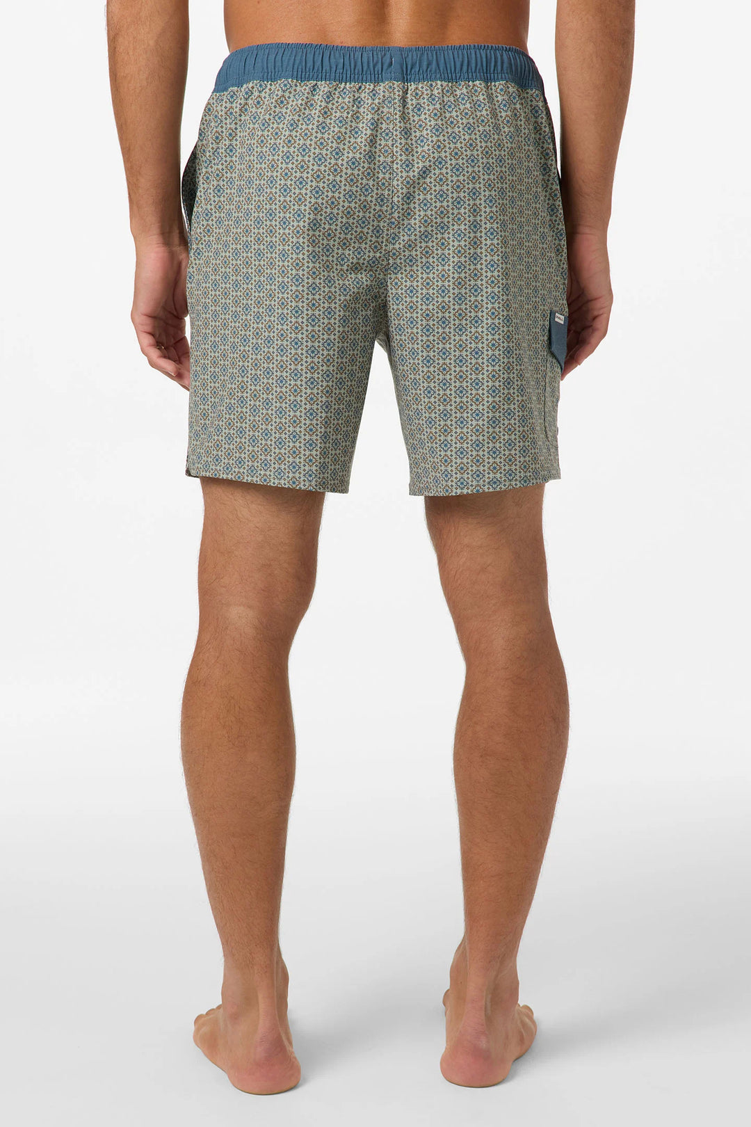 O`Neill Hermosa Retro 17" Elastic Waist Swim Trunks - Seagrass - Sun Diego Boardshop