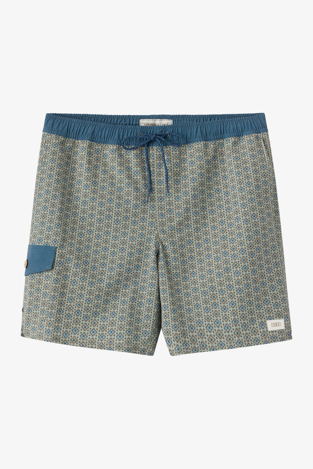 O`Neill Hermosa Retro 17" Elastic Waist Swim Trunks - Seagrass - Sun Diego Boardshop