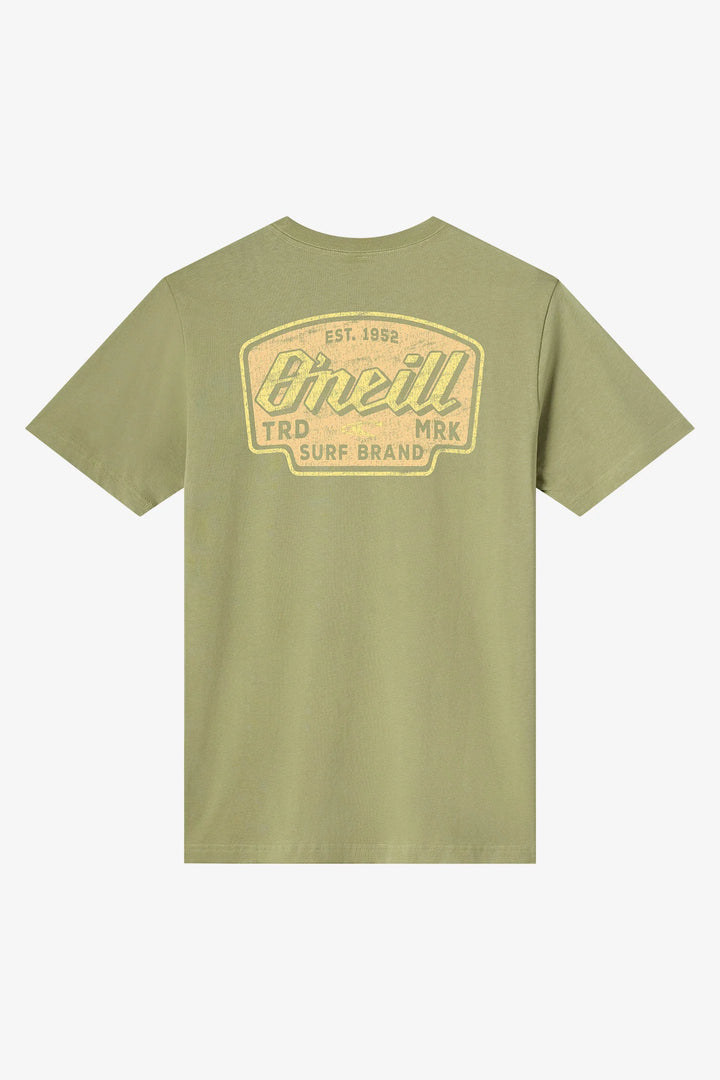 O`Neill Locksmith Classic Tee - Oil Green - Sun Diego Boardshop