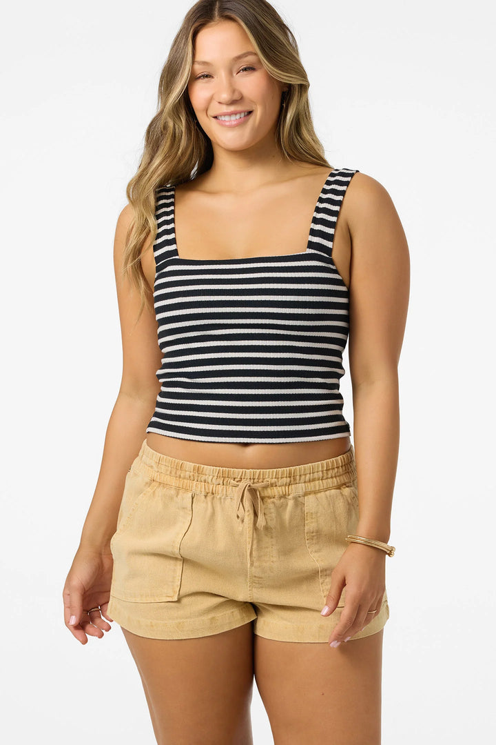 O`Neill Vanessa Mini Stripe Tank - Black - Sun Diego Boardshop