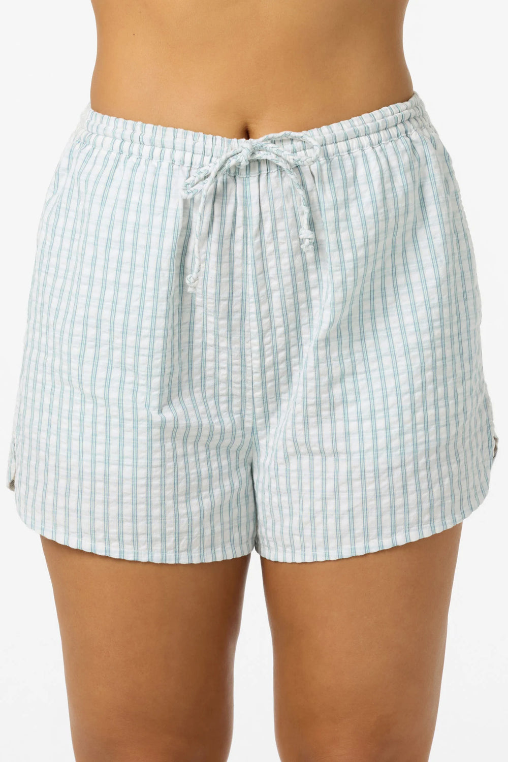 O`Neill Millie Seersucker Beach Shorts - Winter White - Sun Diego Boardshop