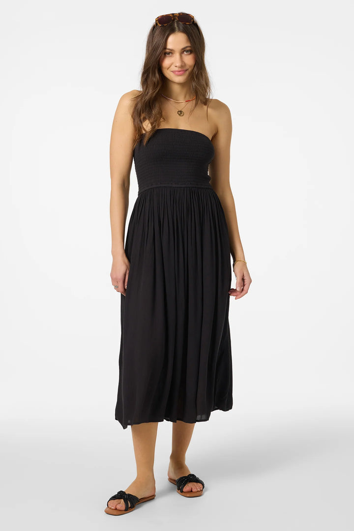 O`Neill Piper Midi Dress - Black - Sun Diego Boardshop