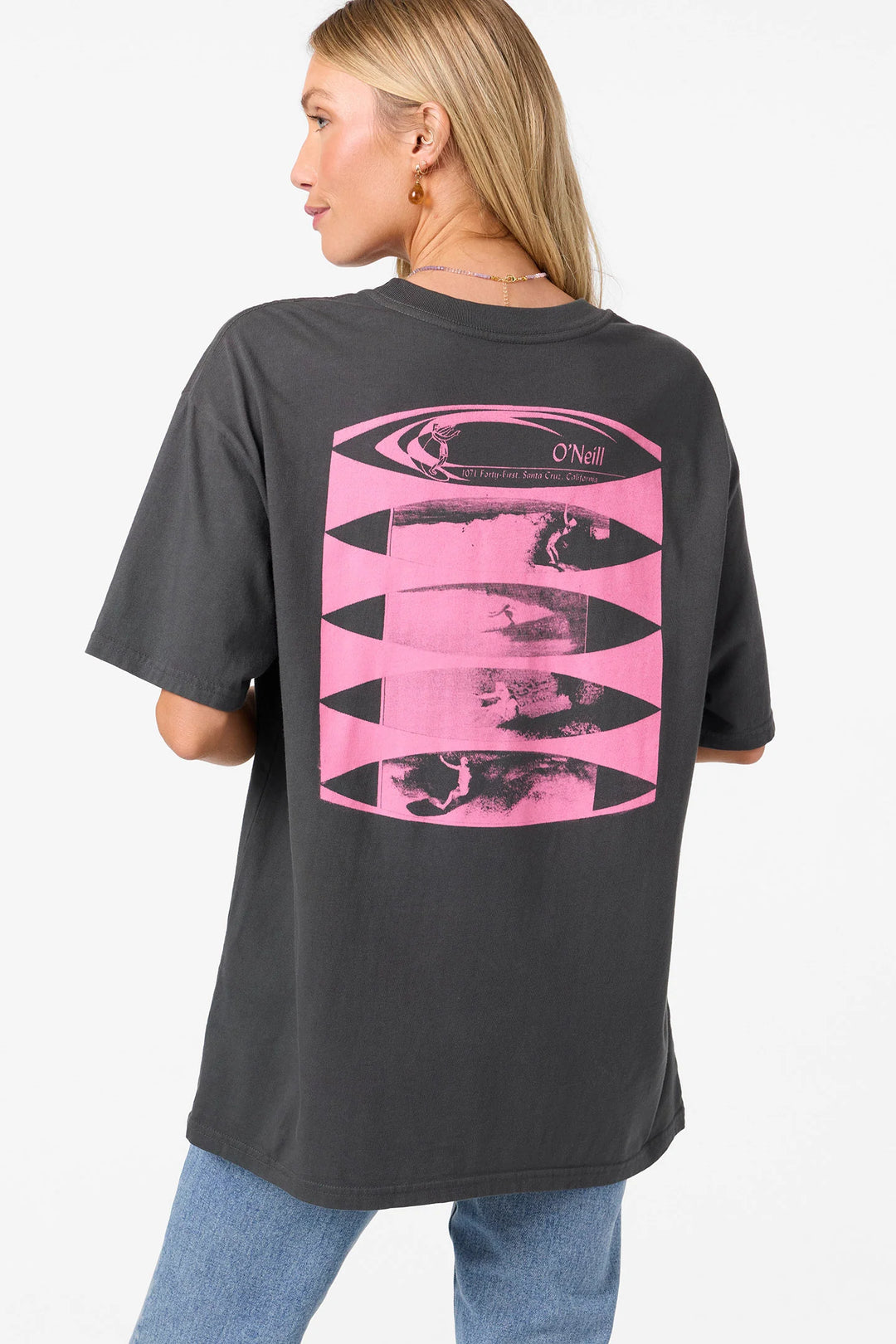 O`Neill O'Riginals Forty First Oversized Tee - Dark Shadow - Sun Diego Boardshop