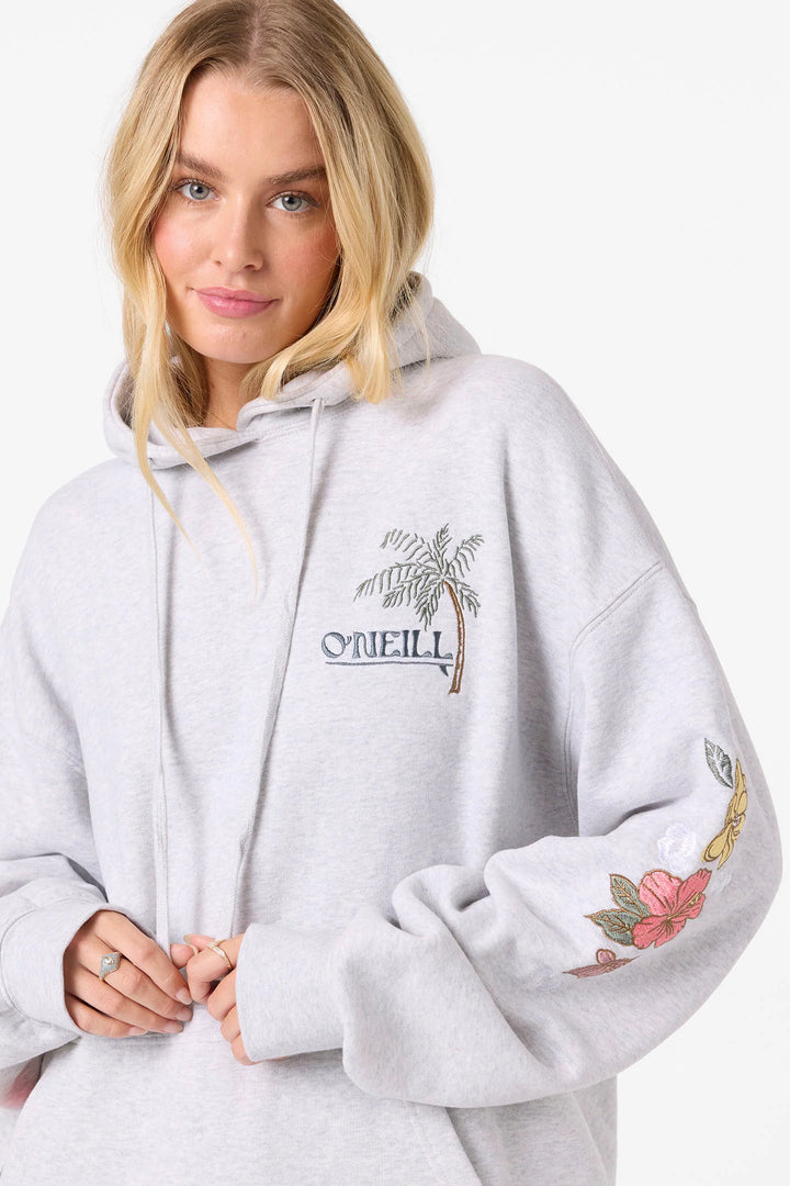 O`Neill Lush Oversized Hoodie - Heather Grey - Sun Diego Boardshop