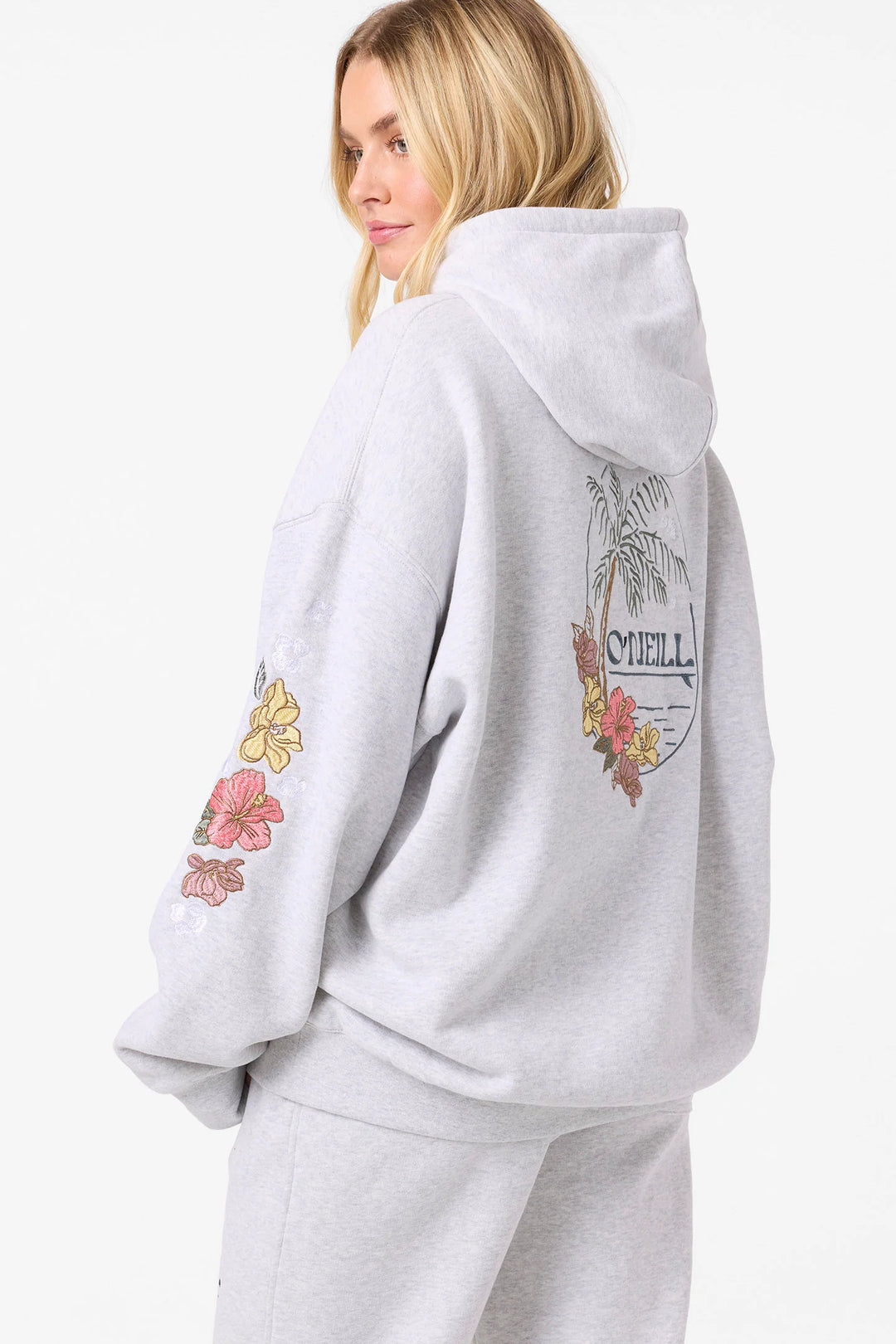 O`Neill Lush Oversized Hoodie - Heather Grey - Sun Diego Boardshop