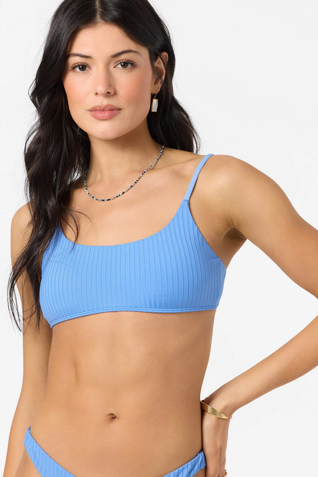 O`Neill Shorebreak Rib Surfside Bralette Top - Azurine - Sun Diego Boardshop