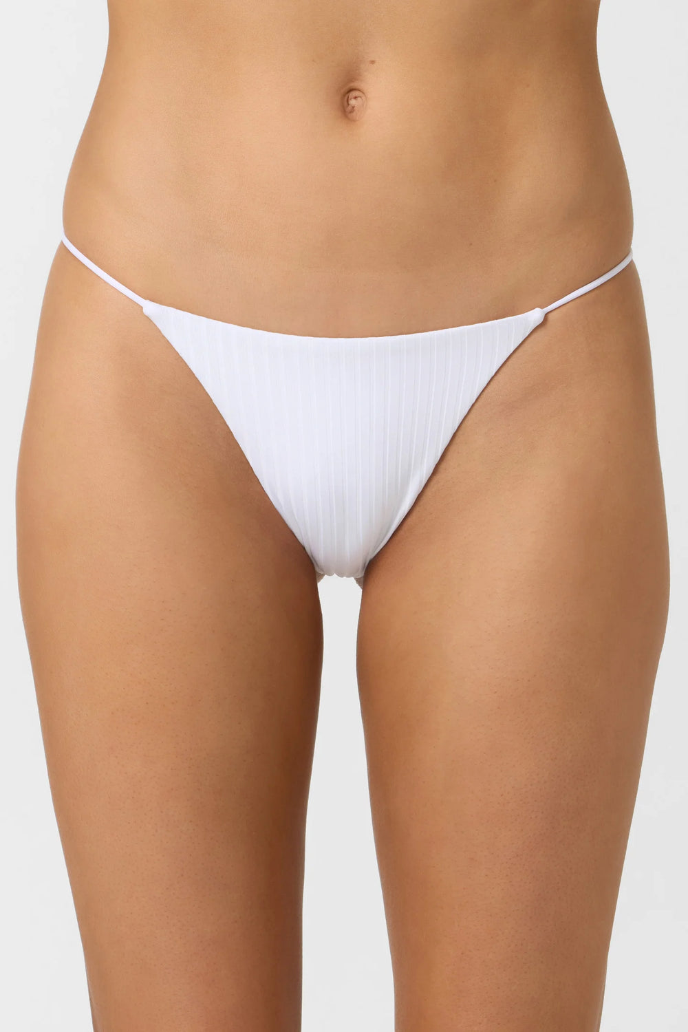 O`Neill Shorebreak Rib Redondo Medium Coverage Bottoms - White - Sun Diego Boardshop
