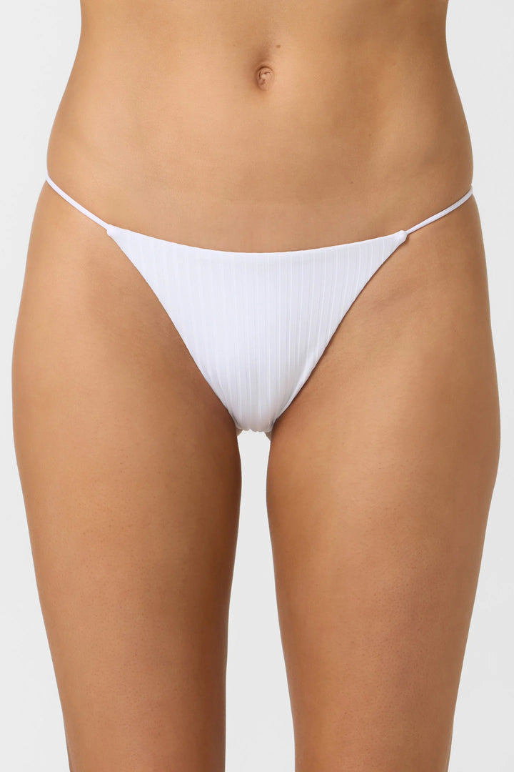 O`Neill Shorebreak Rib Redondo Medium Coverage Bottoms - White - Sun Diego Boardshop