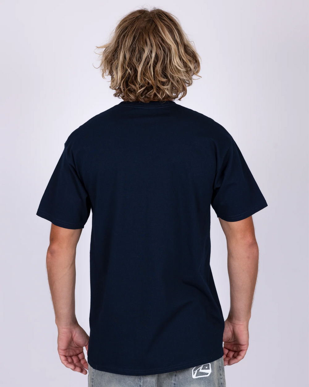 Rusty Double Or Northin Short Sleeve Tee - Navy Blue - Sun Diego Boardshop
