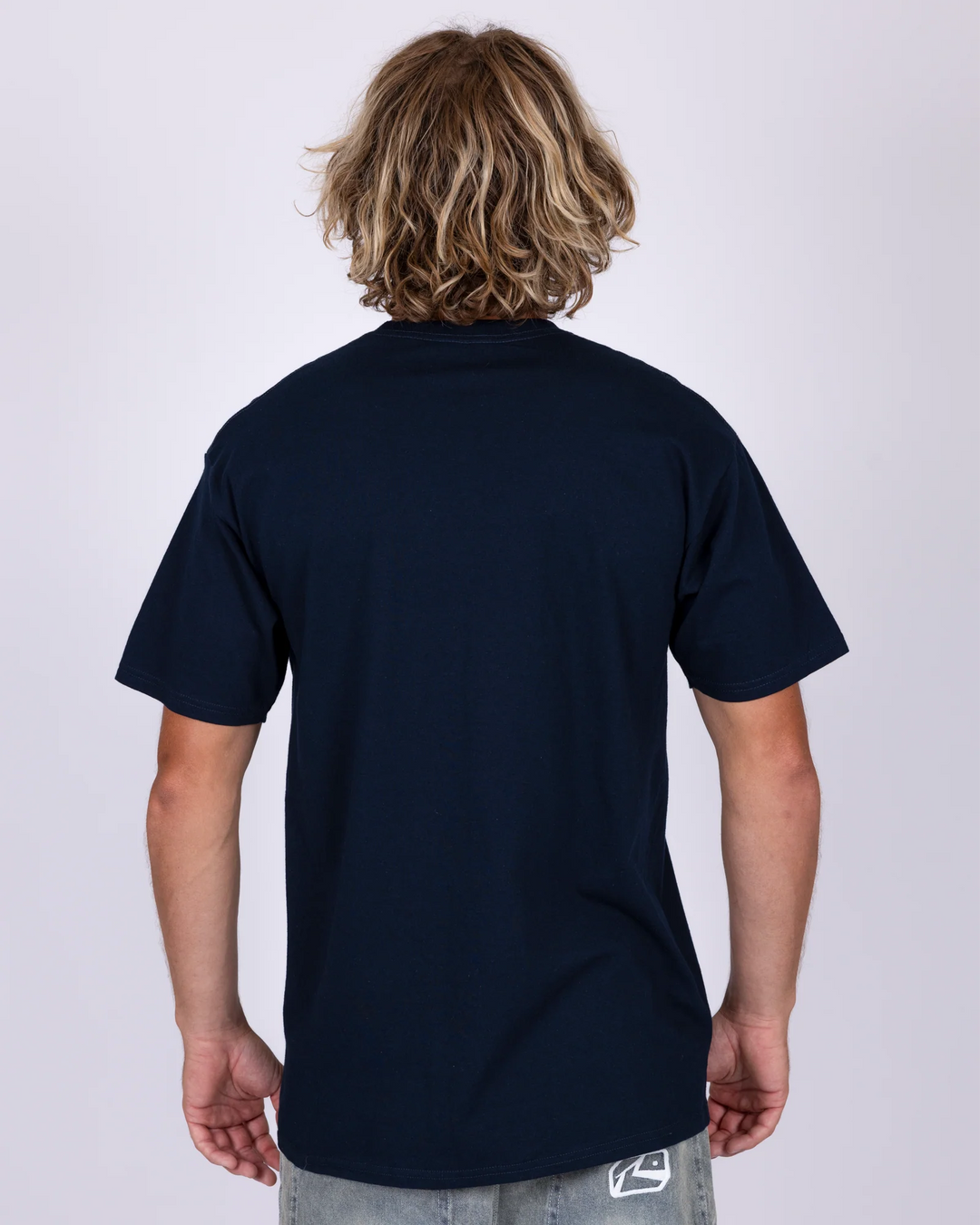 Rusty Double Or Northin Short Sleeve Tee - Navy Blue - Sun Diego Boardshop