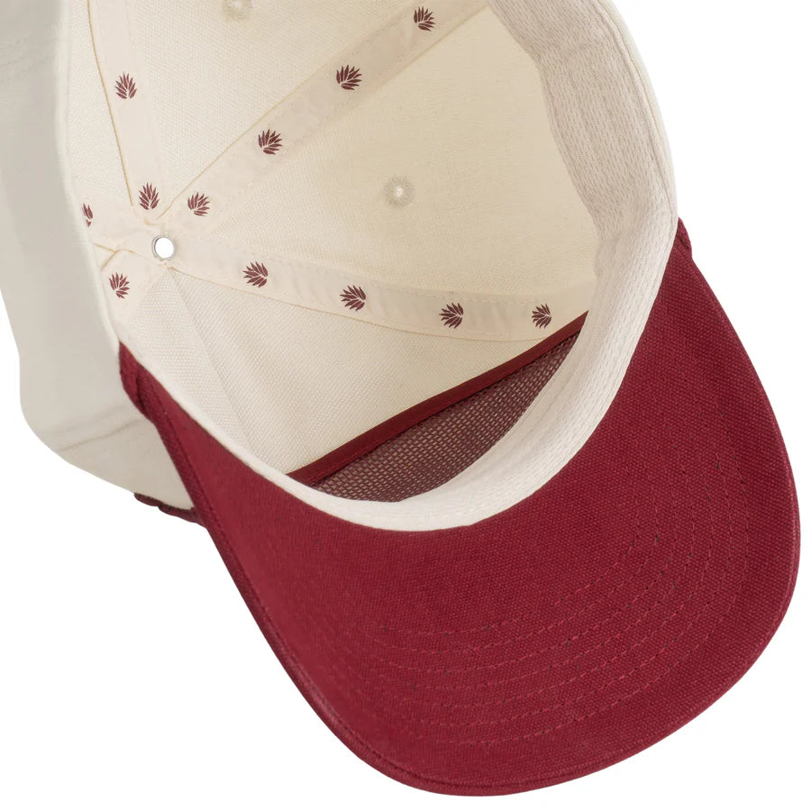 Sendero Call Me Darlin' Hat - Cream/Maroon - Sun Diego Boardshop