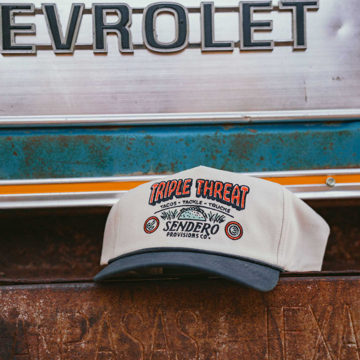 Sendero Men's Triple Threat Hat - Cream - Sun Diego Boardshop