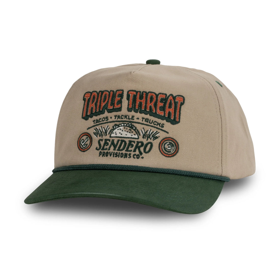 Sendero Men's Triple Threat Hat - Tan - Sun Diego Boardshop