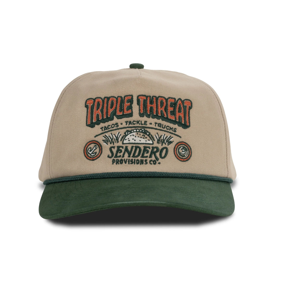 Sendero Men's Triple Threat Hat - Tan - Sun Diego Boardshop