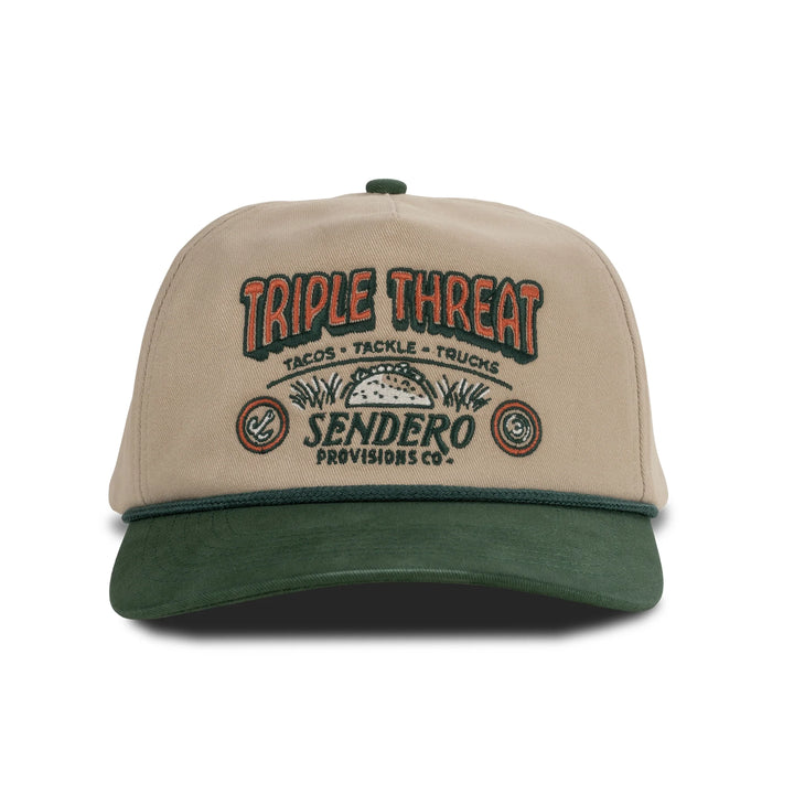 Sendero Men's Triple Threat Hat - Tan - Sun Diego Boardshop