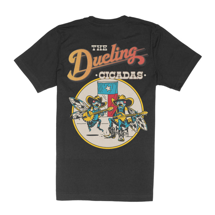 Sendero Men's Dueling Cicadas T-Shirt - Black - Sun Diego Boardshop