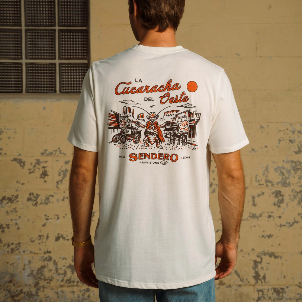 Sendero Men's La Cucaracha T-Shirt - Vintage White - Sun Diego Boardshop