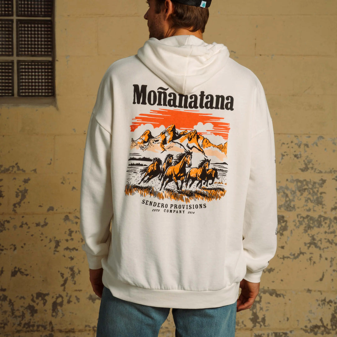 Sendero Men's Monanatana Hoodie - Vintage White - Sun Diego Boardshop