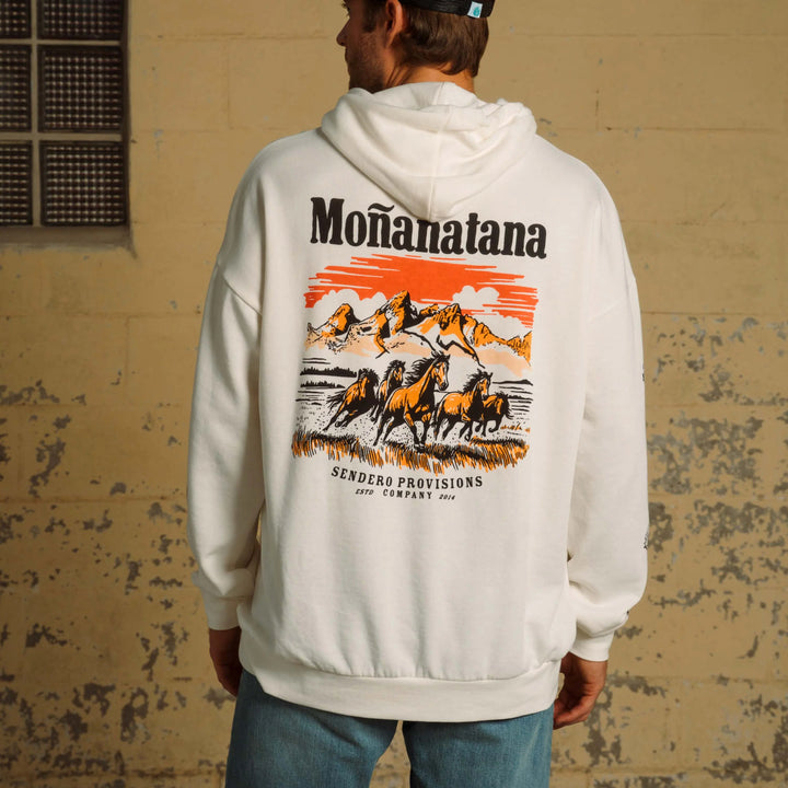 Sendero Men's Monanatana Hoodie - Vintage White - Sun Diego Boardshop