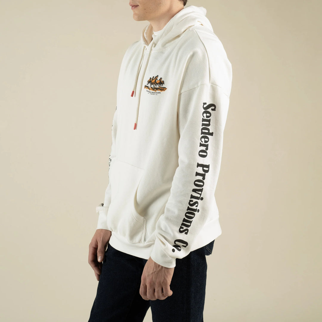 Sendero Men's Monanatana Hoodie - Vintage White - Sun Diego Boardshop