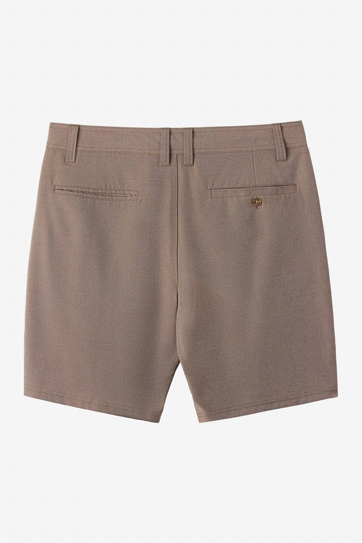 O'Neill RESERVE LIGHT CHECK 19" HYBRID SHORTS - BROWN - Sun Diego Boardshop