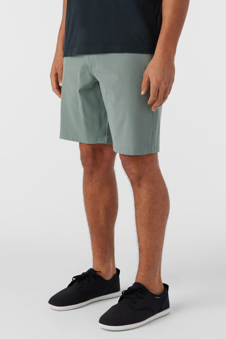 O`Neill Reserve Light Check 19" Hybrid Shorts - Dark Olive - Sun Diego Boardshop