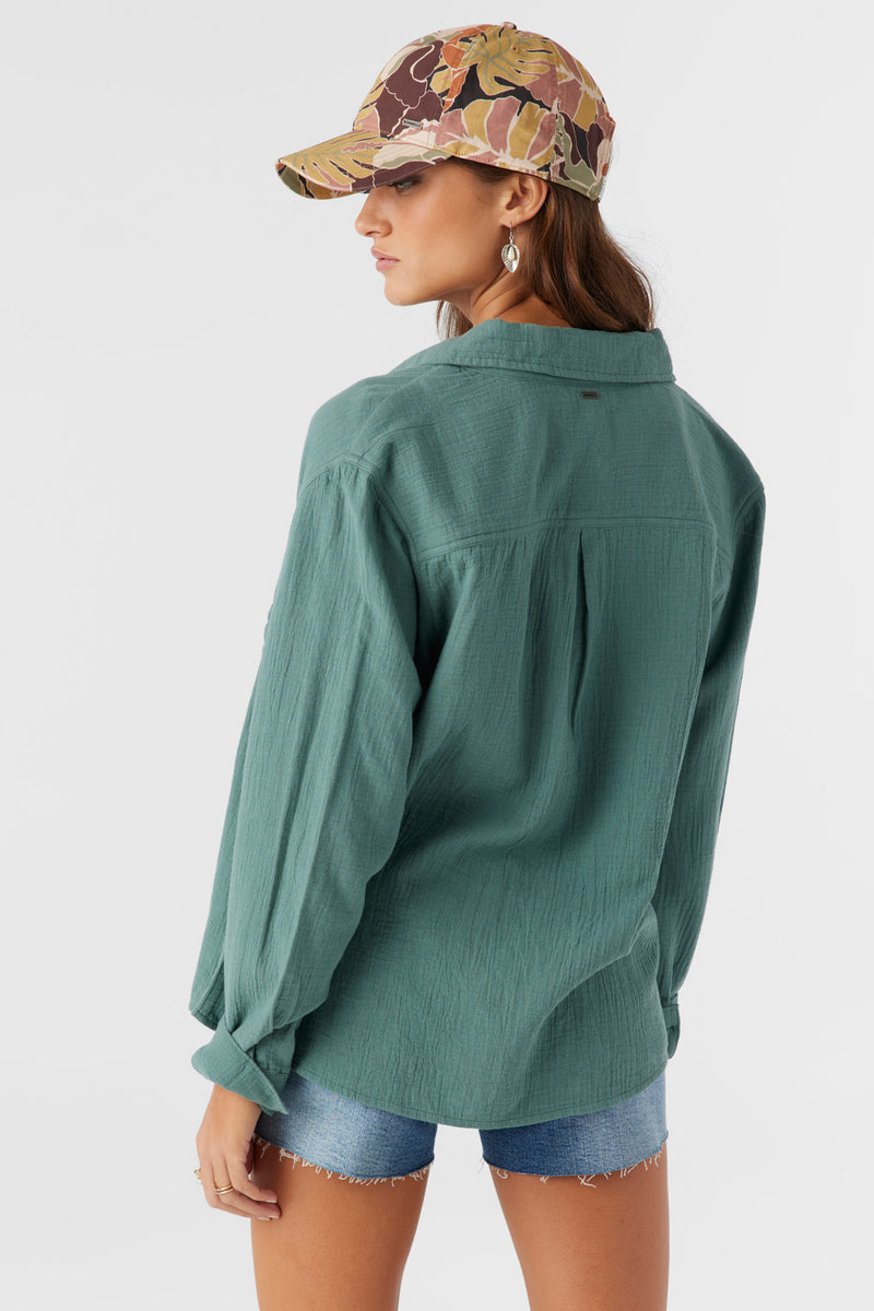 ONeill LENI LONG SLEEVE TOP - SILVER PINE - Sun Diego Boardshop