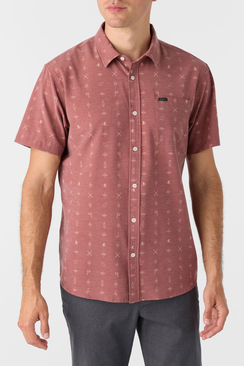 ONeill TRVLR UPF TRAVERSE STANDARD FIT SHIRT - MAHOGANY - Sun Diego Boardshop