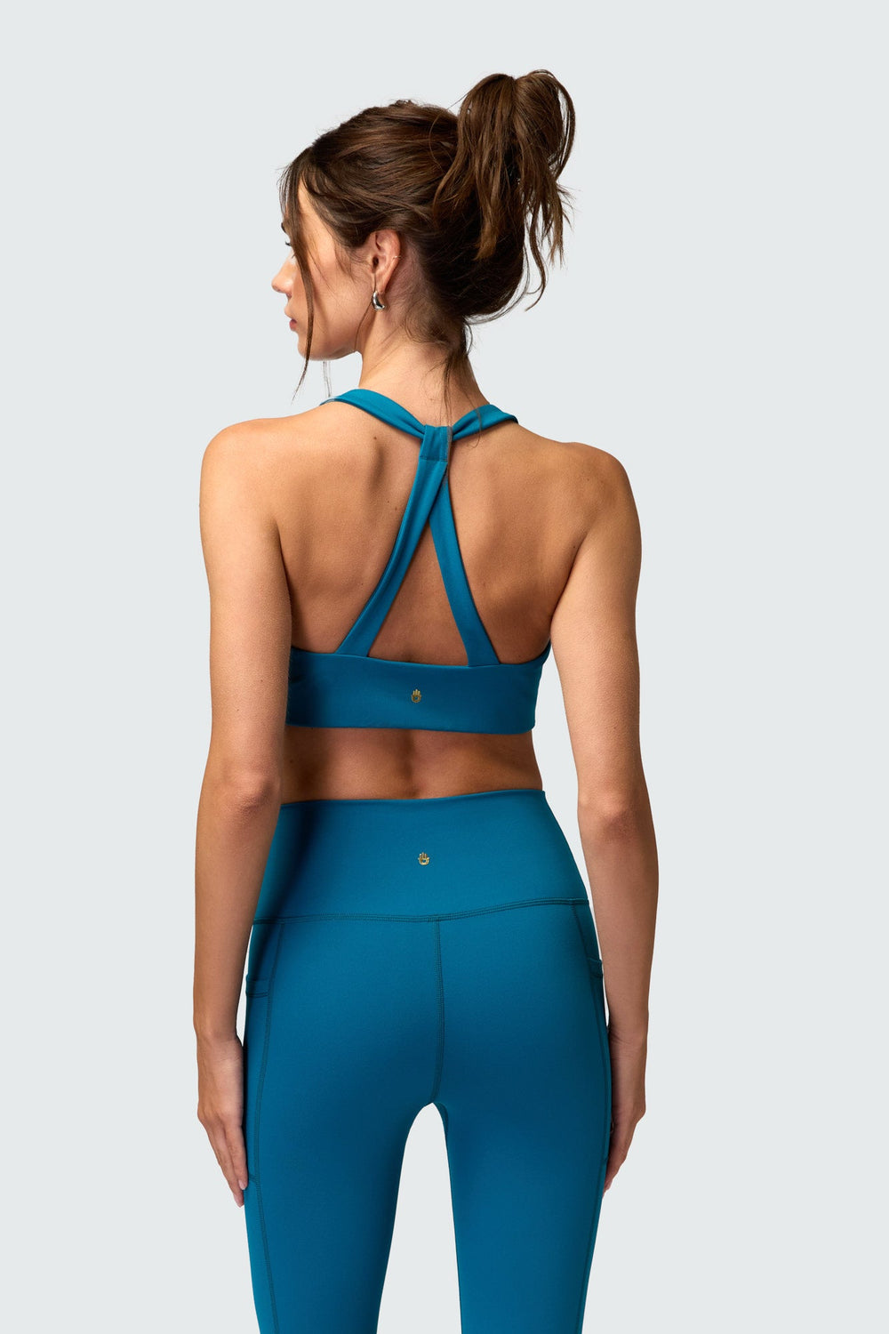 Spiritual Gangster Sol V-Neck Bra - Dark Turquoise - Sun Diego Boardshop