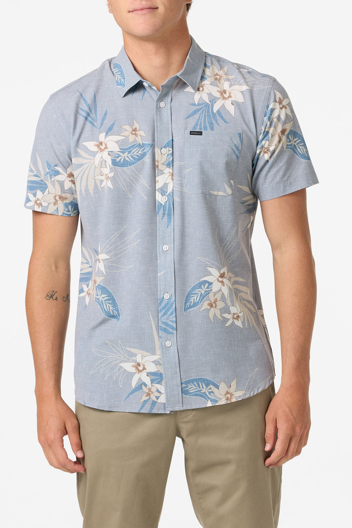 O`Neill Trvlr Upf Traverse Standard Fit Shirt - Light Grey