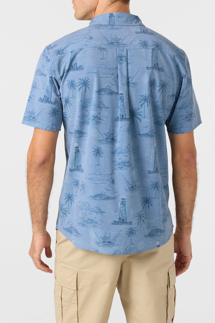 O`Neill Trvlr Upf Traverse Relaxed Fit Shirt - Blue Mirage - Sun Diego Boardshop