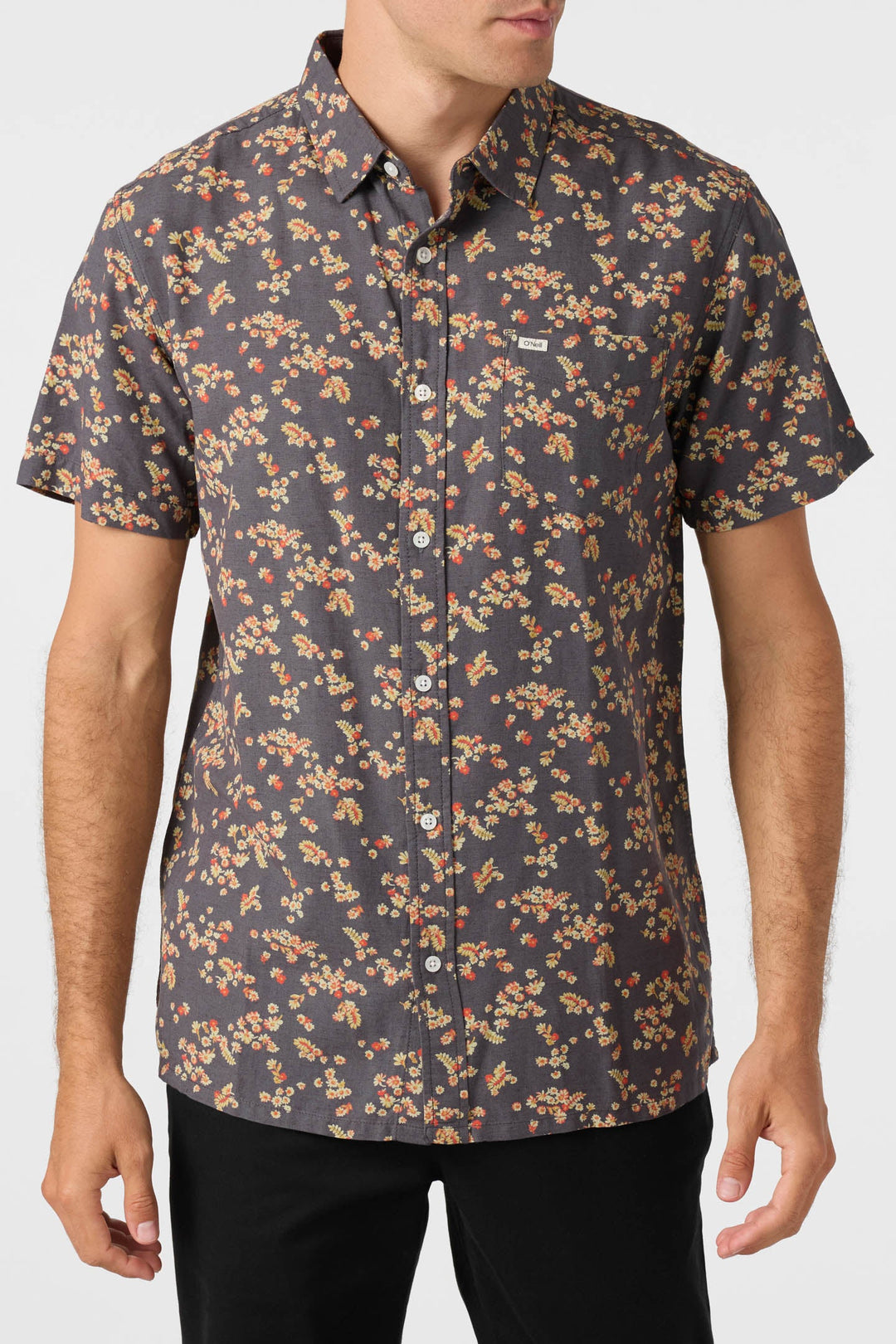 O'Neill OG ECO PRINT STANDARD SHIRT - GRAPHITE - Sun Diego Boardshop