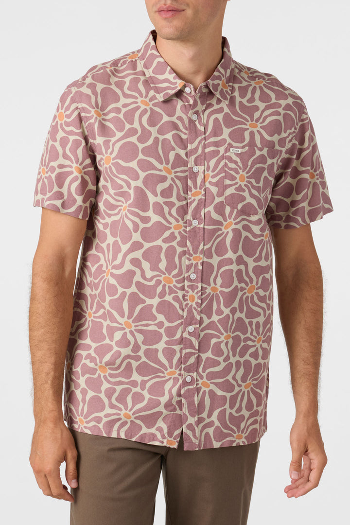 O'Neill OG ECO PRINT STANDARD SHIRT - GRAPE SHAKE - Sun Diego Boardshop