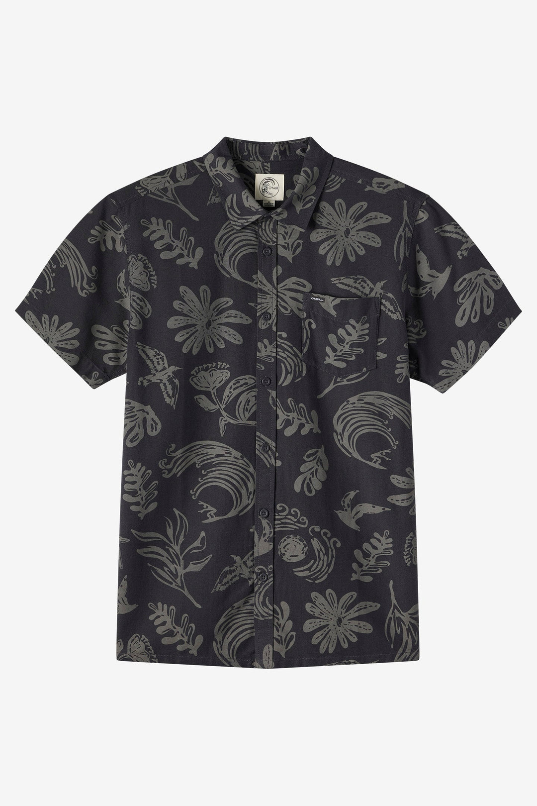 O`Neill O'Riginals Print Standard Fit Shirt - Phantom - Sun Diego Boardshop
