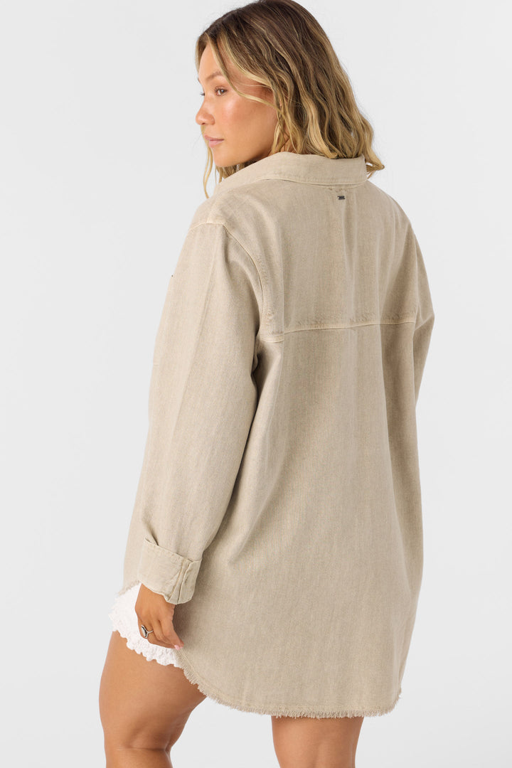 O'Neill SEVIE SHACKET - SIMPLY TAUPE - Sun Diego Boardshop