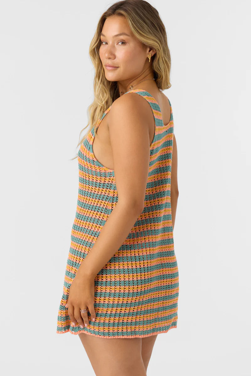 O'Neill Ryan Stripe Mini Dress - MULTI CLR - Sun Diego Boardshop