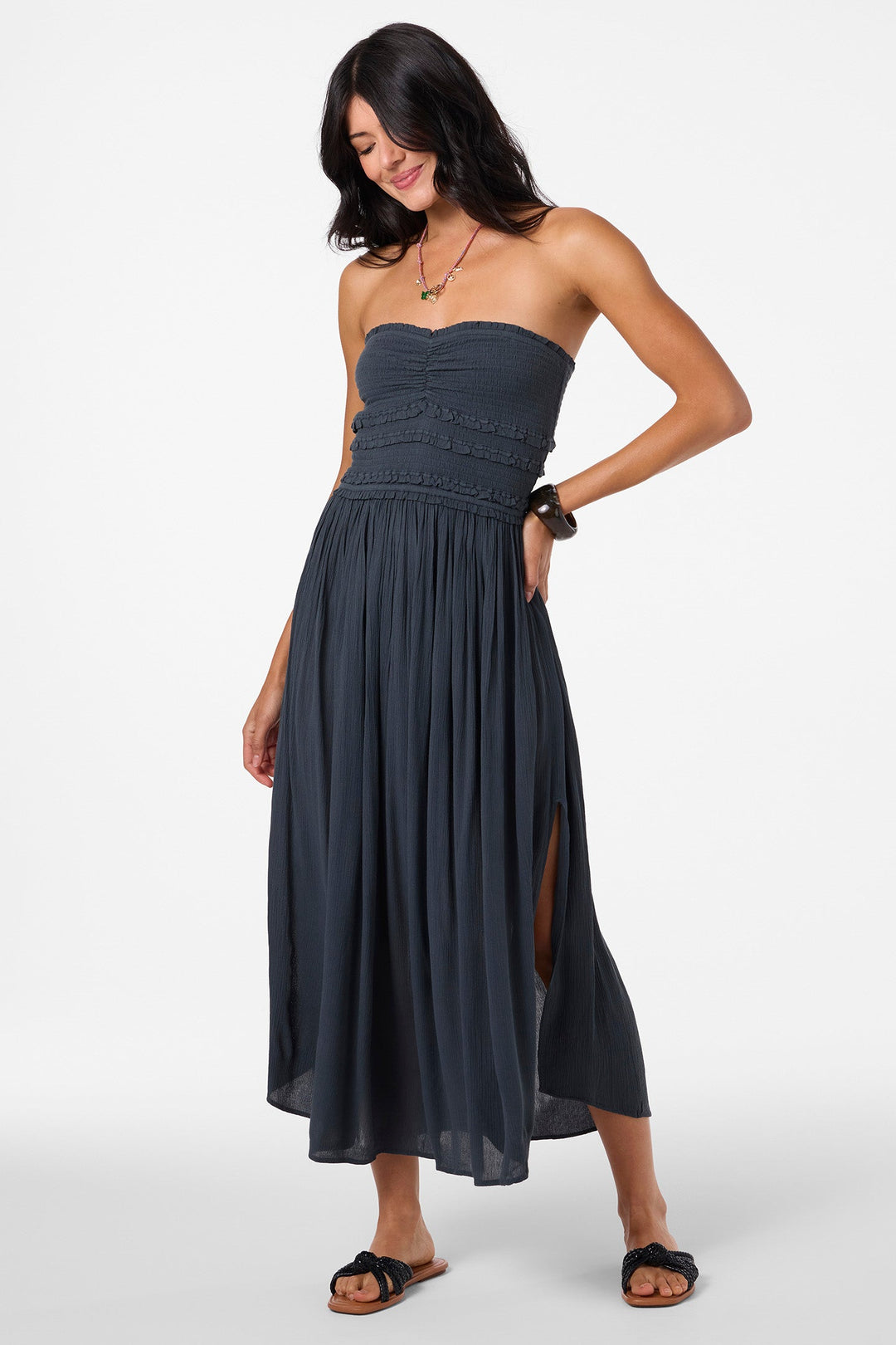 O`Neill Devyn Midi Dress - Slate - Sun Diego Boardshop