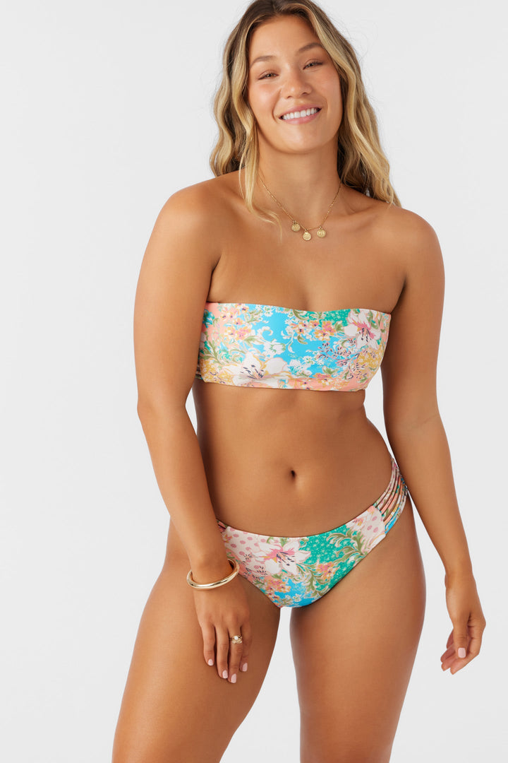 O'Neill LUA FLORAL BELLS BANDEAU TOP - MULTI CLR - Sun Diego Boardshop