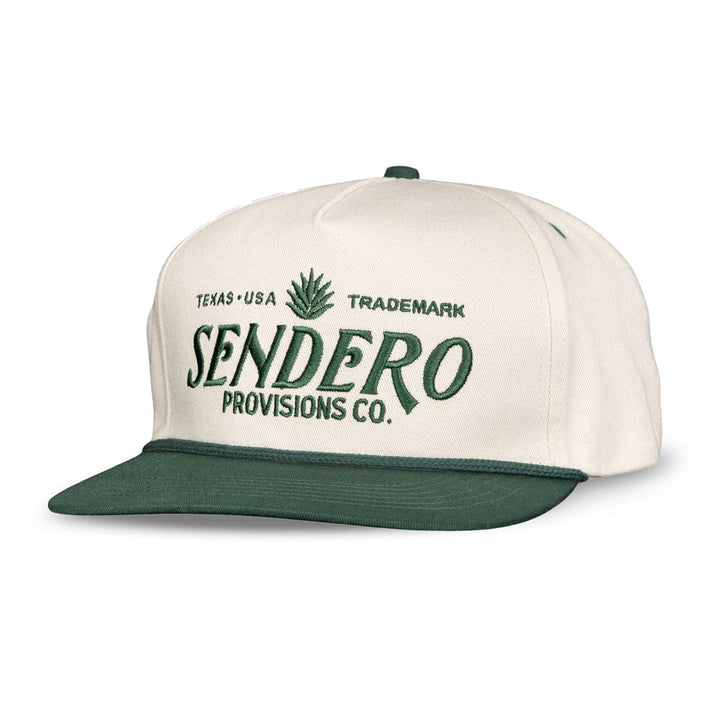 Sendero Logo Hat - Cream/Green - Sun Diego Boardshop