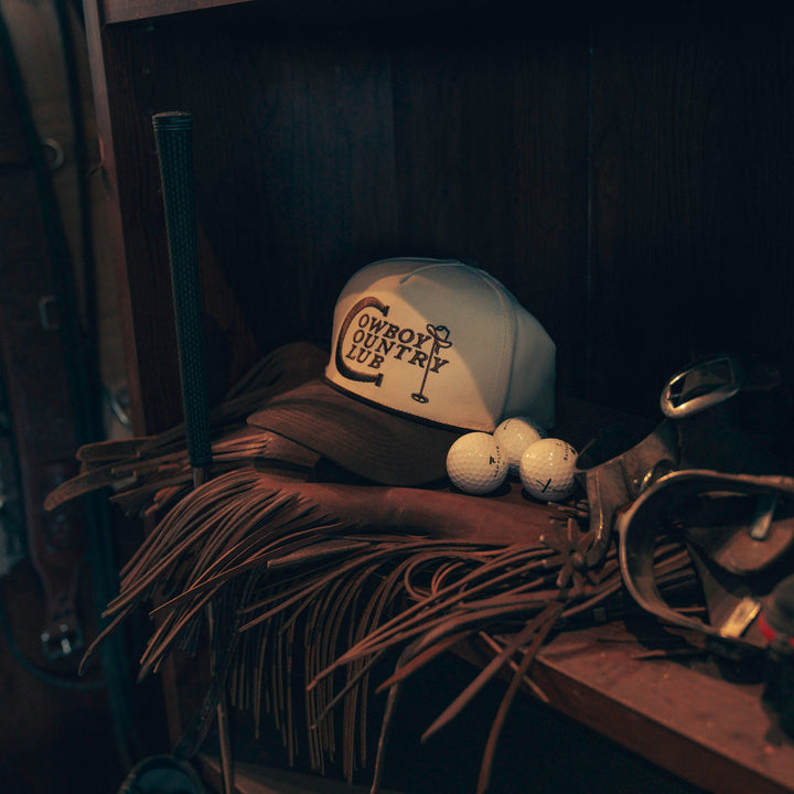Sendero Cowboy Country Club Hat - CREAM/BROWN - Sun Diego Boardshop
