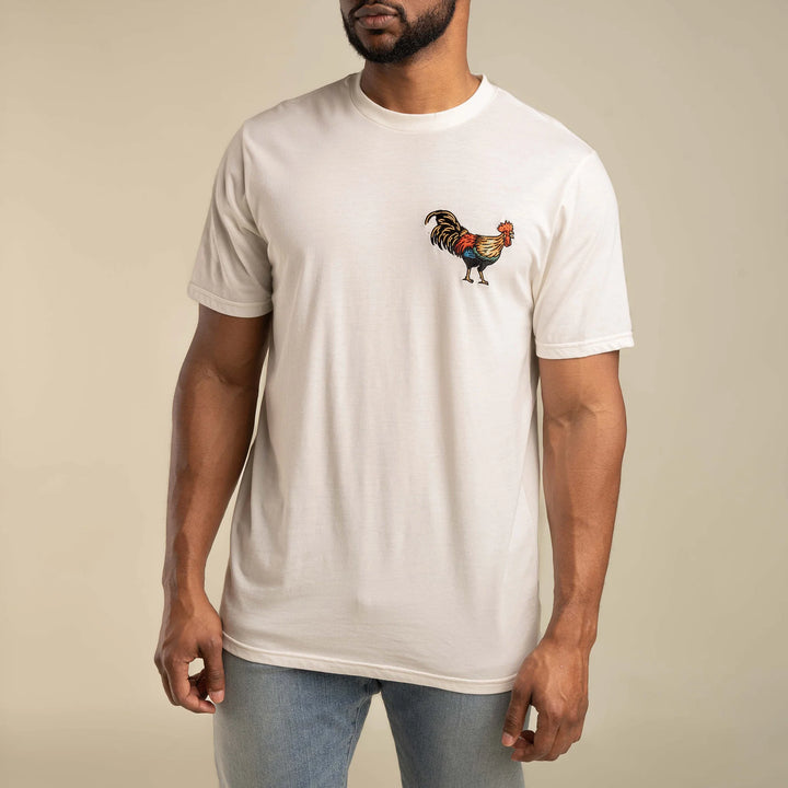 Sendero Men's Yardbird T-Shirt - Vintage White - Sun Diego Boardshop