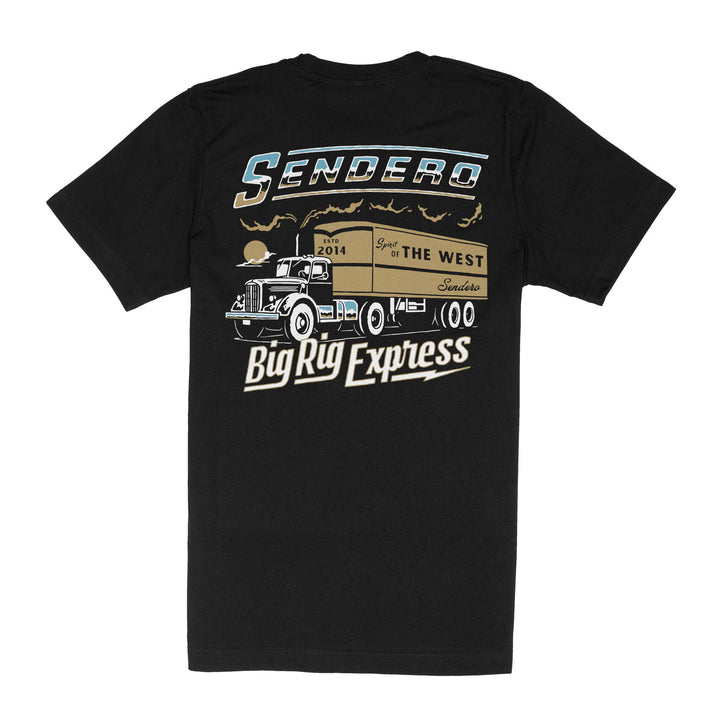 Sendero Big Rig T-Shirt - BLACK - Sun Diego Boardshop