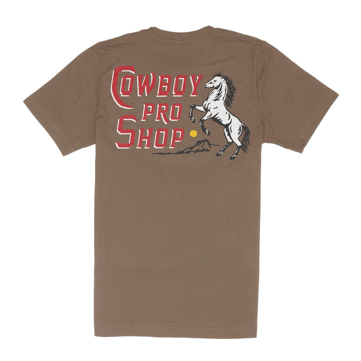 Sendero Cowboy Pro Shop T-Shirt - Light Brown - Sun Diego Boardshop
