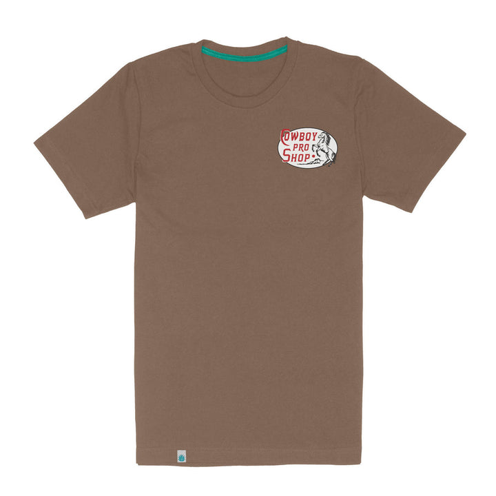 Sendero Cowboy Pro Shop T-Shirt - Light Brown - Sun Diego Boardshop