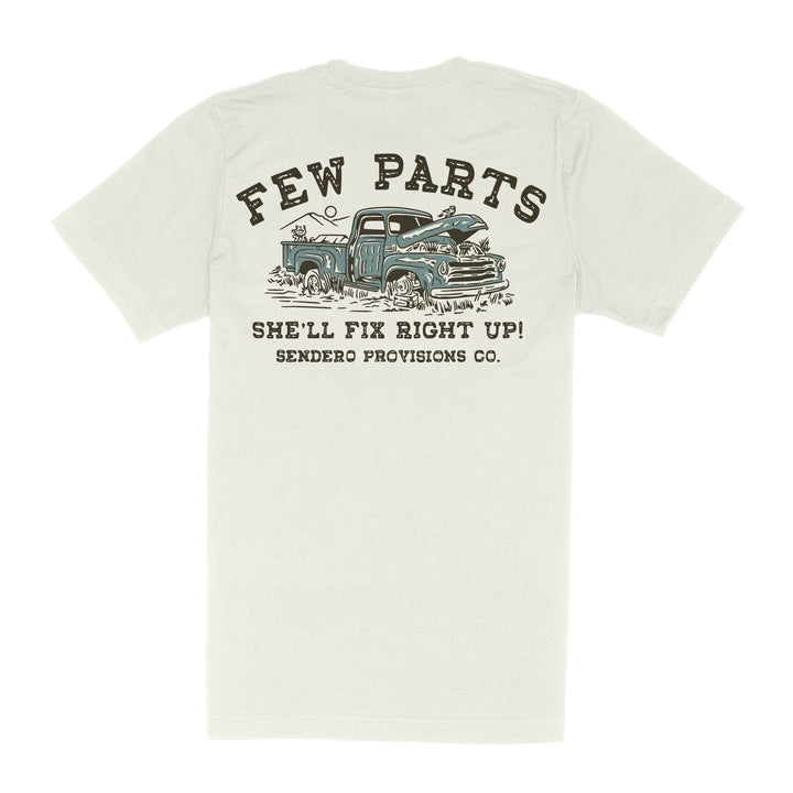 Sendero Few Parts T-Shirt - VINTAGE WHITE - Sun Diego Boardshop