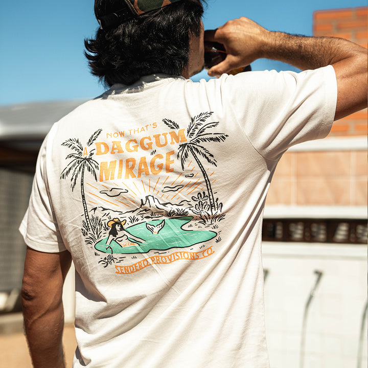Sendero Mirage T-Shirt - VINTAGE WHITE - Sun Diego Boardshop