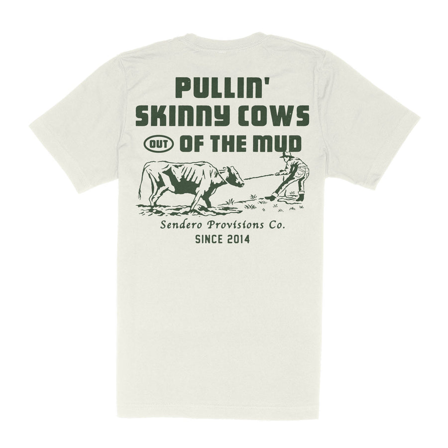 Sendero Skinny Cows T-Shirt - Vintage White - Sun Diego Boardshop
